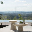 Clara Stone Resin Coffee Table -0.33m