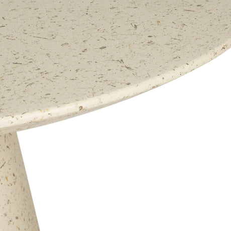Clara Stone Resin Dining Table – 1.3m