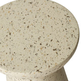Clara Stone Resin  Side Table - 0.46m