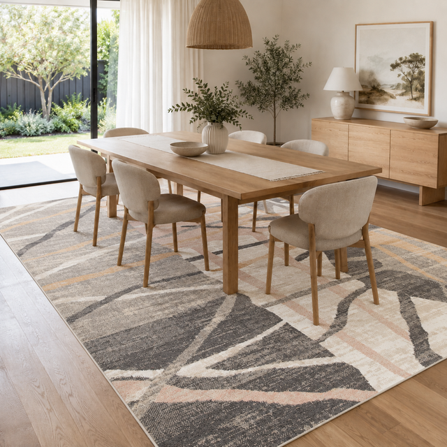 Clara Watercolour Splash Multi Rug - C102
