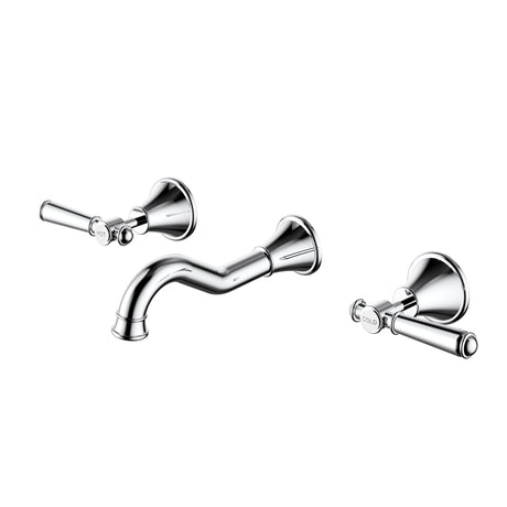 Clasico Bath Tap Set - Chrome