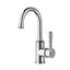 Clasico Goose Neck Brass Handle Basin Mixer - Chrome