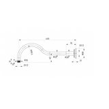 Clasico Goose Neck Wall Shower Arm