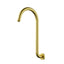 Clasico Gooseneck Shower Arm Brushed Gold