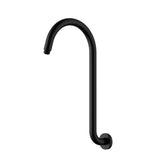 Clasico Gooseneck Shower Arm Matte Black