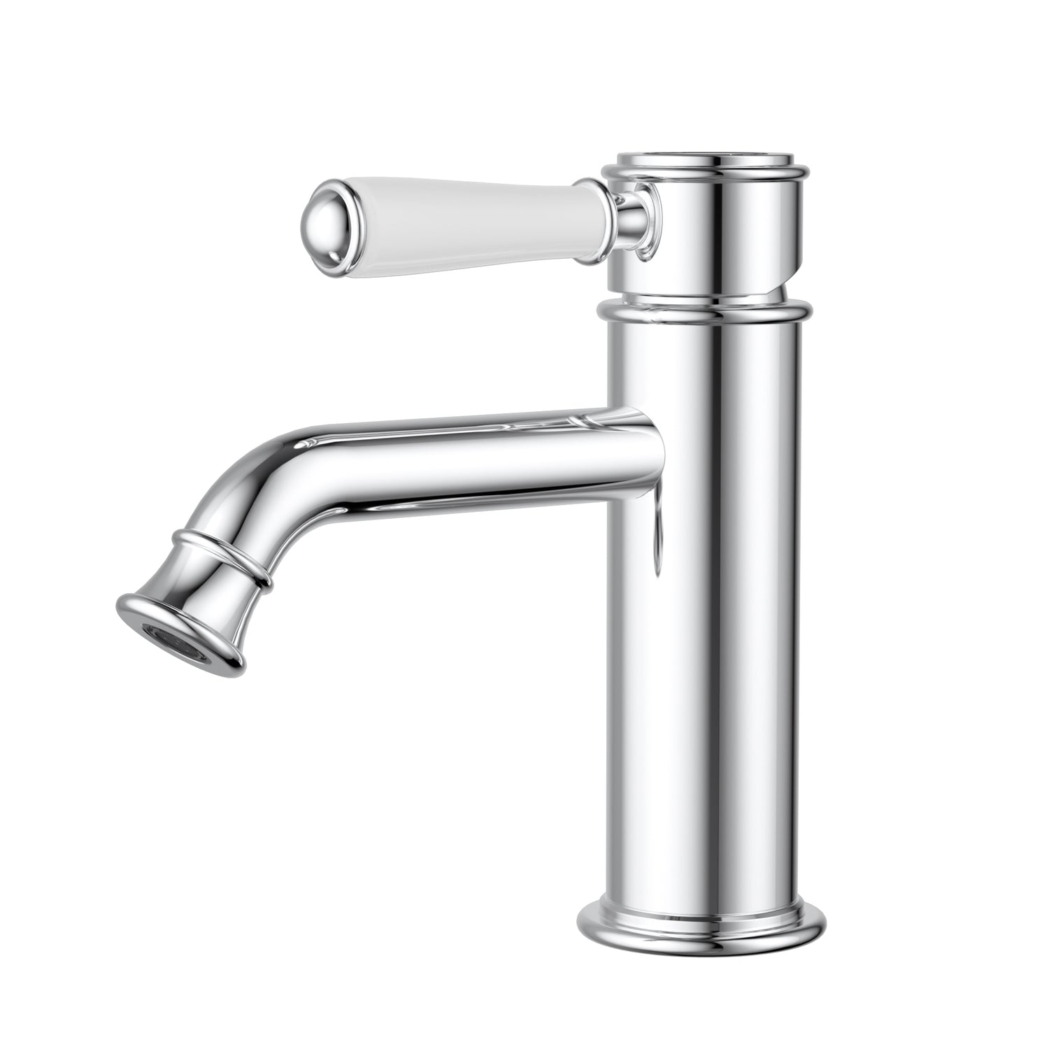 Clasico New Basin Mixer-Ceramic Handles Chrome