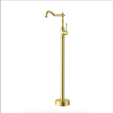Clasico Pull-out Sink Mixer - Brass Handle Brushed Gold