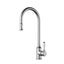 Clasico Pull-out Sink Mixer - Ceramic Handle - Brushed Nickel