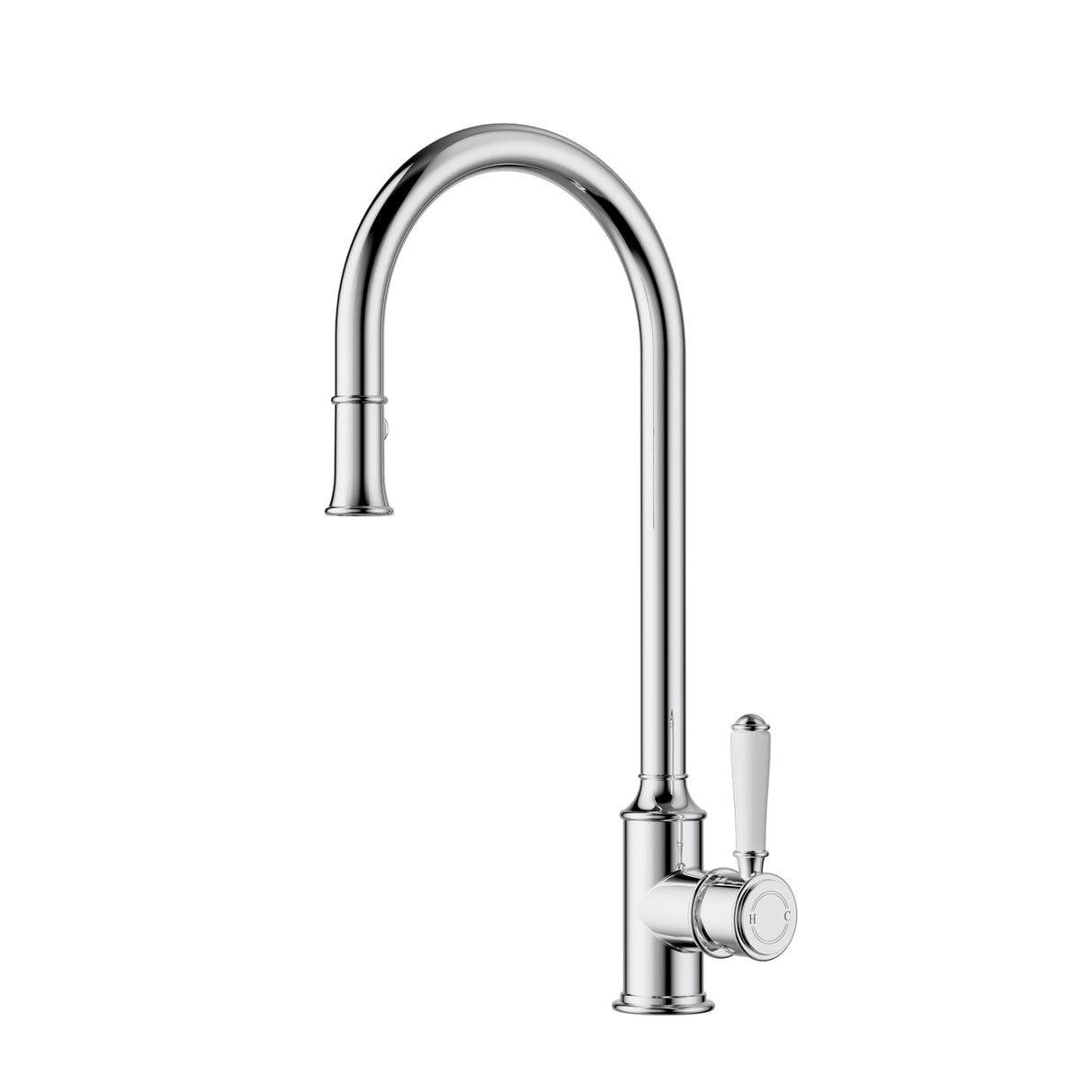 Clasico Pull-out Sink Mixer - Ceramic Handle Chrome