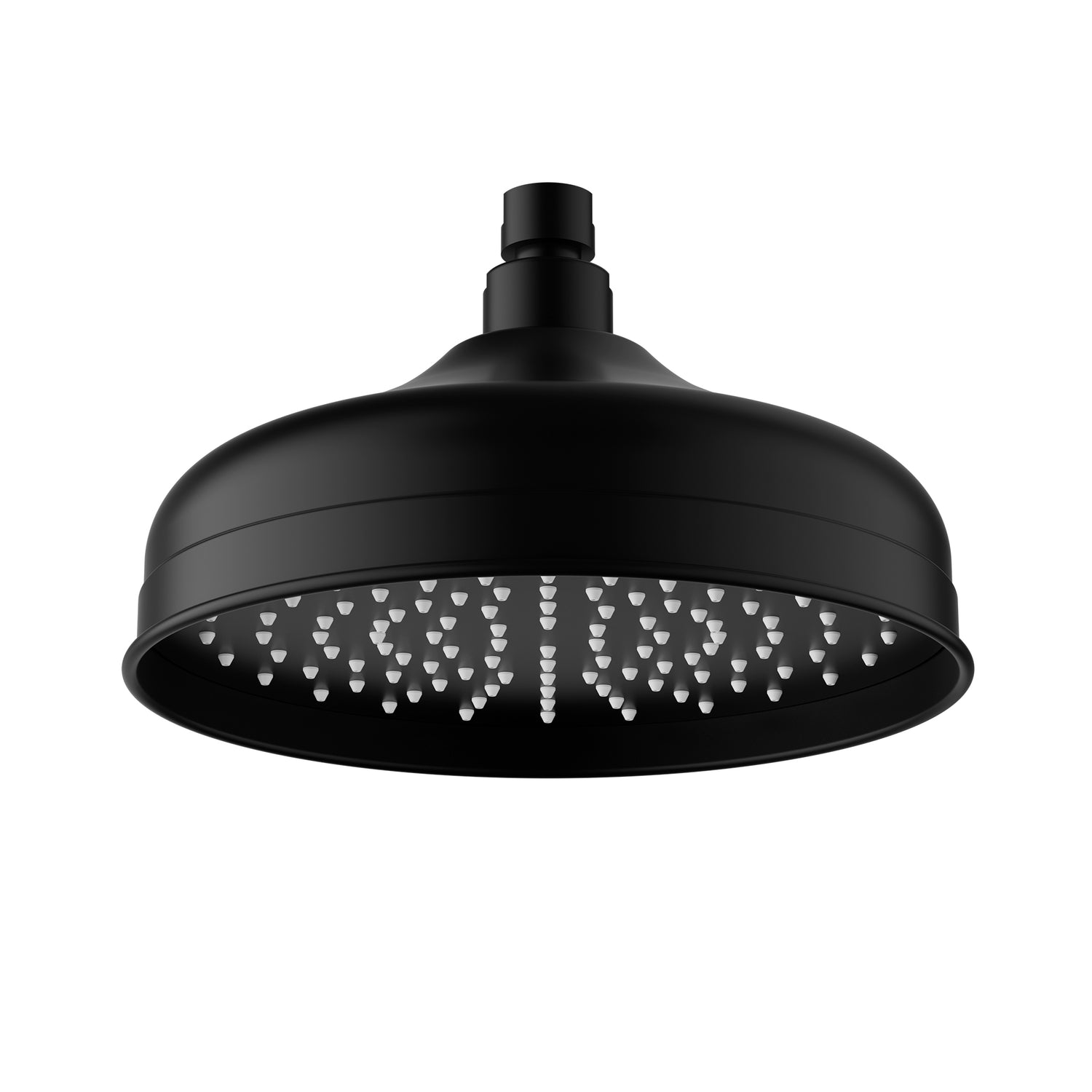 Clasico Shower Head Round 220mm Matte Black