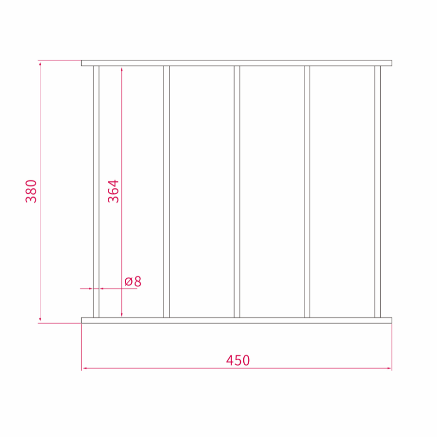 Commercial Cleaner Sink With Grate (555x455x200)