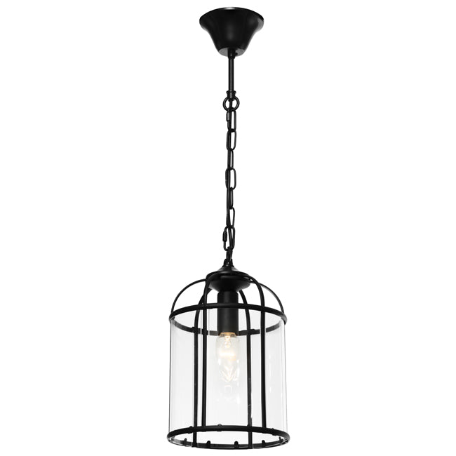Clovelly 1Lt Pendant Black