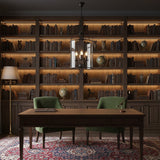 Clovelly 3Lt Pendant Black