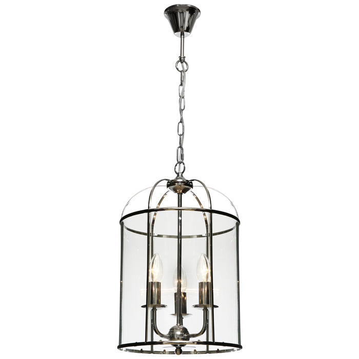 Clovelly 3Lt Pendant Chrome
