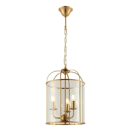 Clovelly 3 Light Pendant Gold