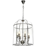 Clovelly 6Lt Pendant Chrome