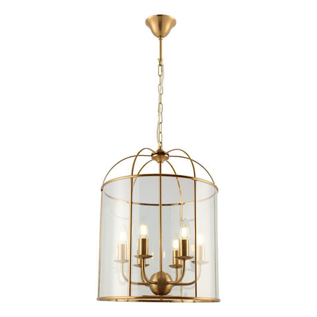 Clovelly 6 Light Pendant Gold