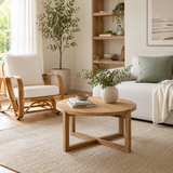 Clovelly round coffee table – 60cm