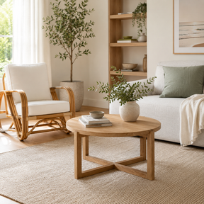 Clovelly round coffee table – 60cm