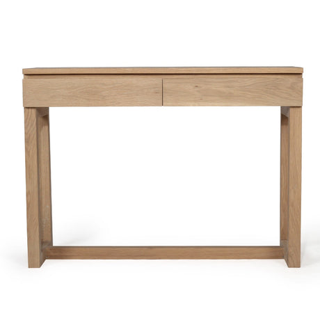 Clover American Oak Console Table – 1.1m