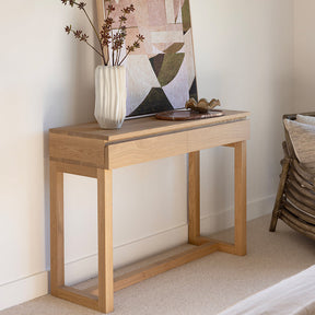 Clover American Oak Console Table – 1.1m