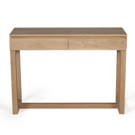 Clover American Oak Console Table – 1.1m