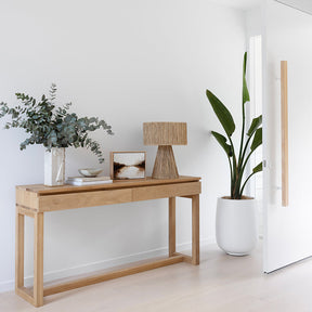 Clover American Oak Console Table – 1.6m