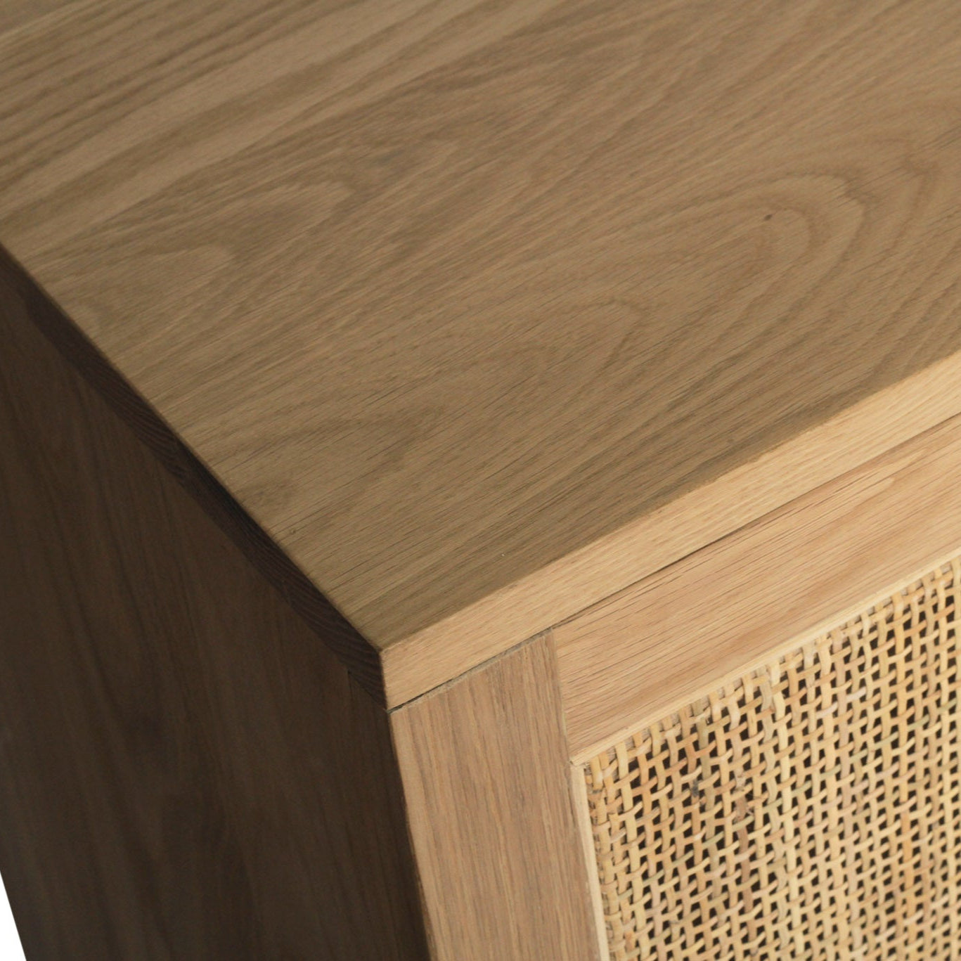 Clover American Oak Six Door Sideboard – Natural – 0.8m