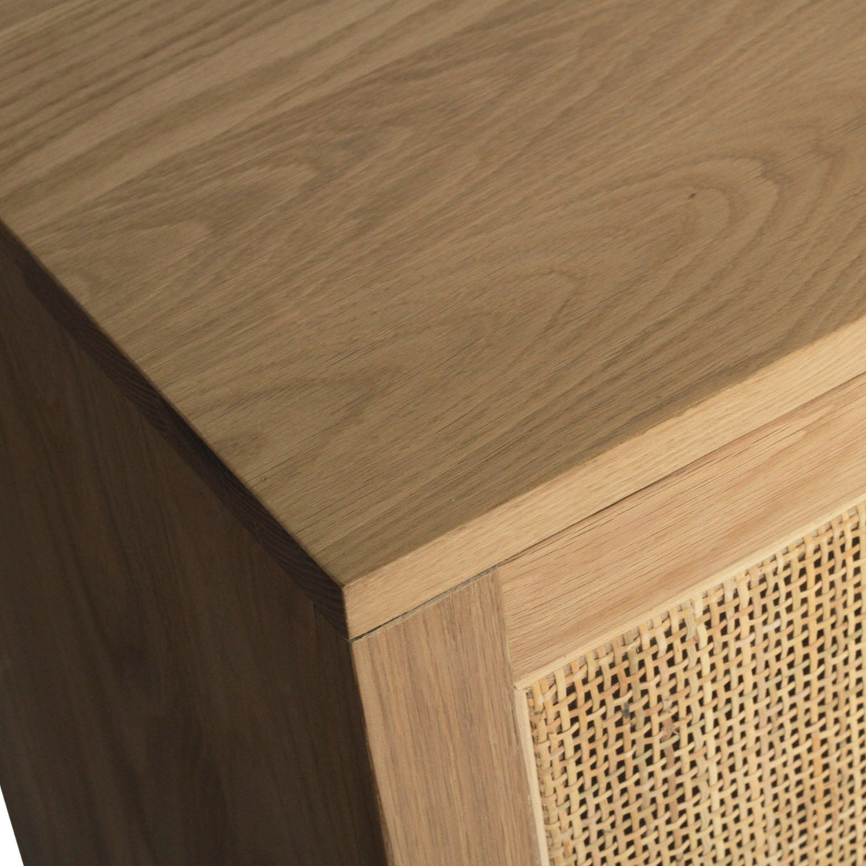Clover American Oak Six Door Sideboard – Natural – 0.8m
