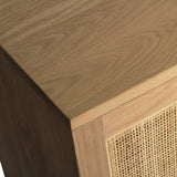 Clover American Oak Six Door Sideboard – Natural – 0.8m