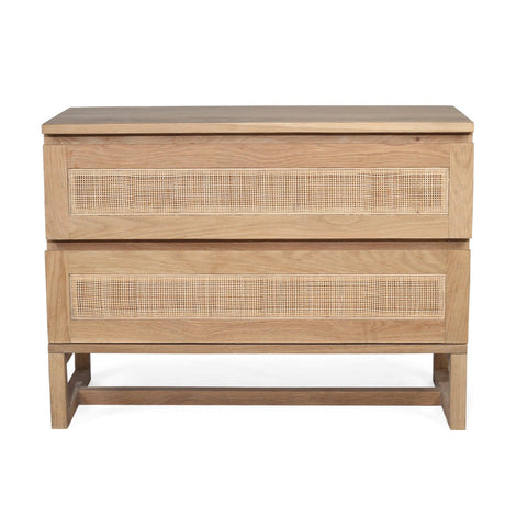 Clover Bedside American Oak Table - 0.9m