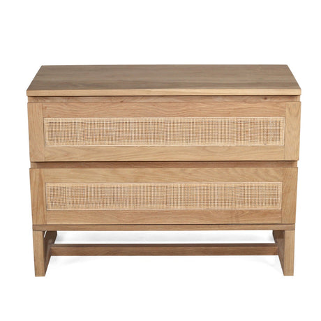 Clover Bedside American Oak Table - 0.9m