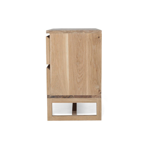 Clover Bedside American Oak Table - 0.9m