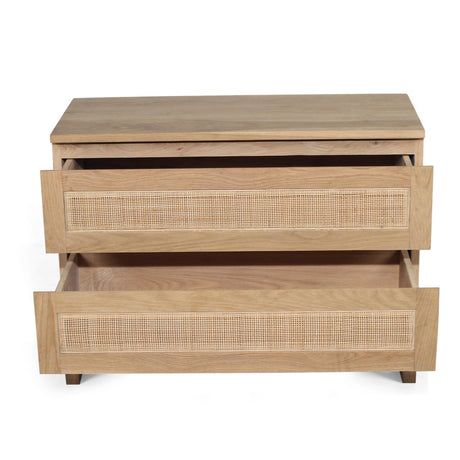 Clover Bedside American Oak Table - 0.9m