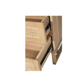 Clover Bedside American Oak Table - 0.9m