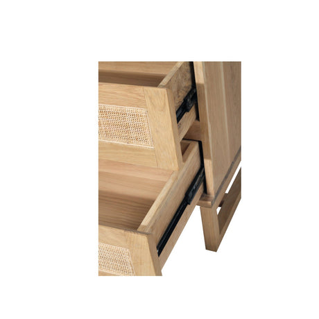 Clover Bedside American Oak Table - 0.9m