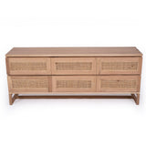 Clover Chest Of American Oak Drawers - 6 Drawers - 1.8m