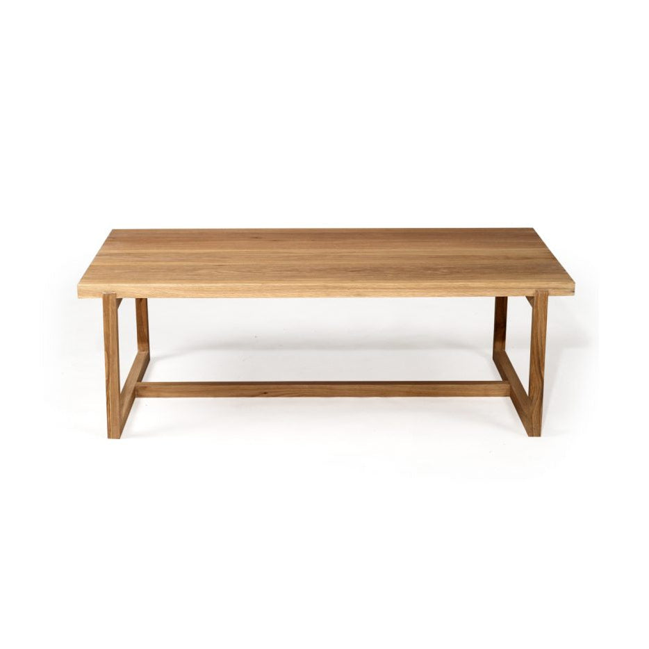 Clover Rectangle American Oak Coffee Table- 1.3m