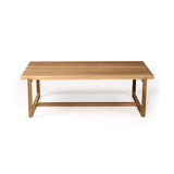 Clover Rectangle American Oak Coffee Table- 1.3m