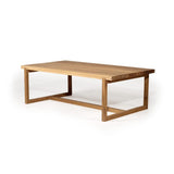 Clover Rectangle American Oak Coffee Table- 1.3m