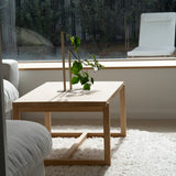 Clover Rectangle American Oak Coffee Table - 0.9m