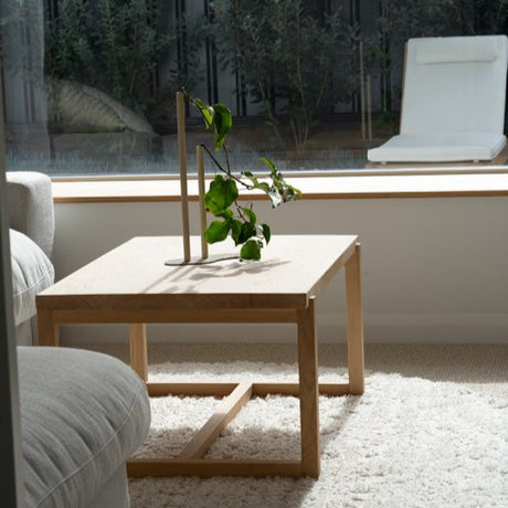 Clover Rectangle American Oak Coffee Table - 0.9m