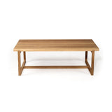 Clover Rectangle American Oak Coffee Table - 0.9m