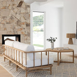 Clover Round American Oak Coffee Table  - 1.0m