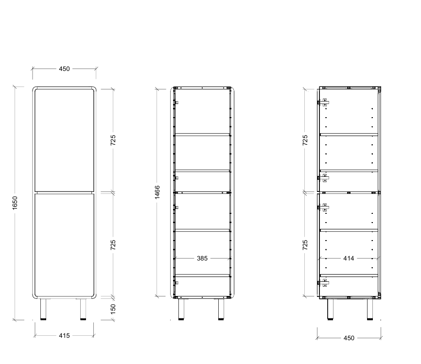 Timberline COLBY Custom Tall Boy (450mm)