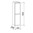 Timberline COLBY Custom Tall Boy (450mm)