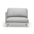 Colwood Outdoor Rope End Chair with Right Arm in Light Grey