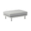 Colwood Outdoor Rope Ottoman in Light Grey