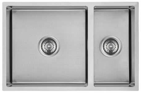 Cora 1 & 1 / 2 Bowl Undermount Sink 93 degree 670mm Stainless Steel