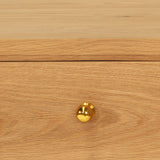 Cora American Oak Console Table – 3 Drawer - 2.1m